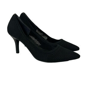 Charles by Charles David Women's Black "Crochet" Heel Pump